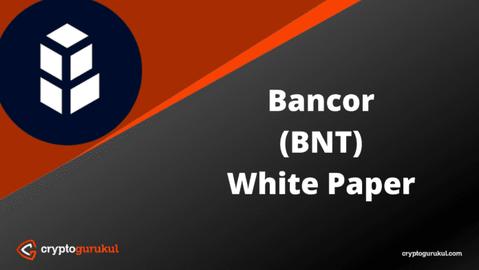 Bancor BNT White Paper