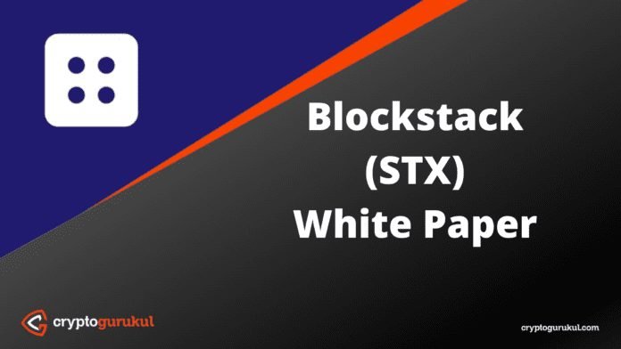 Blockstack STX White Paper