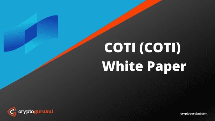 COTI White Paper