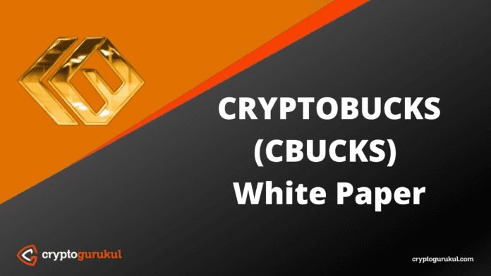 CRYPTOBUCKS CBUCKS White Paper