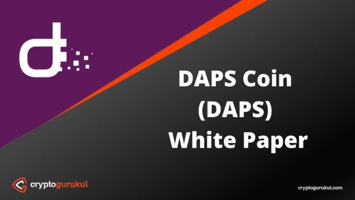 DAPS Coin DAPS White Paper