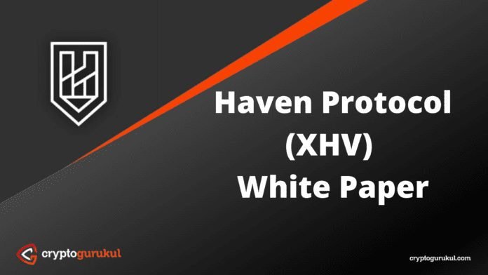 Haven Protocol XHV White Paper