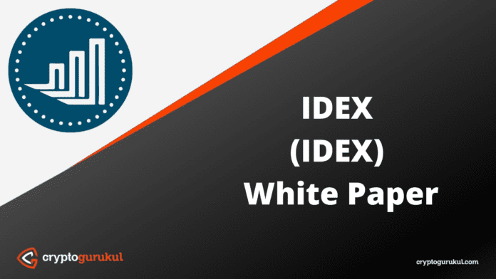IDEX White Paper