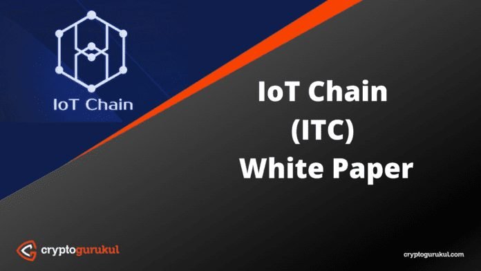IoT Chain ITC White Paper