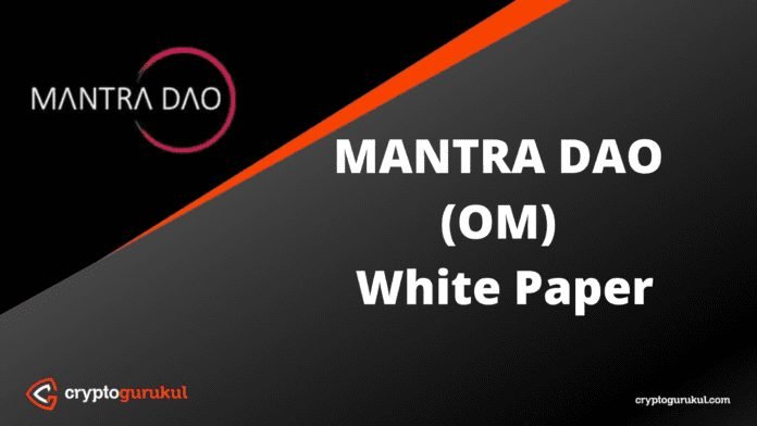 MANTRA DAO OM White Paper