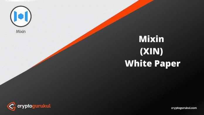 Mixin XIN White Paper