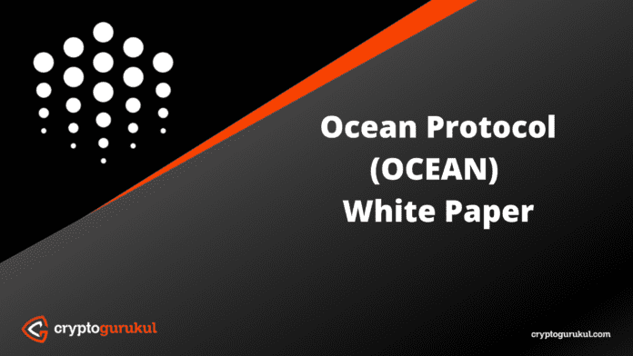 Ocean Protocol OCEAN White Paper