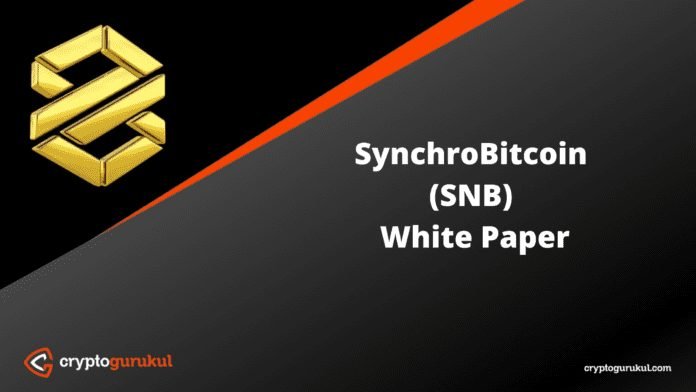 SynchroBitcoin SNB White Paper