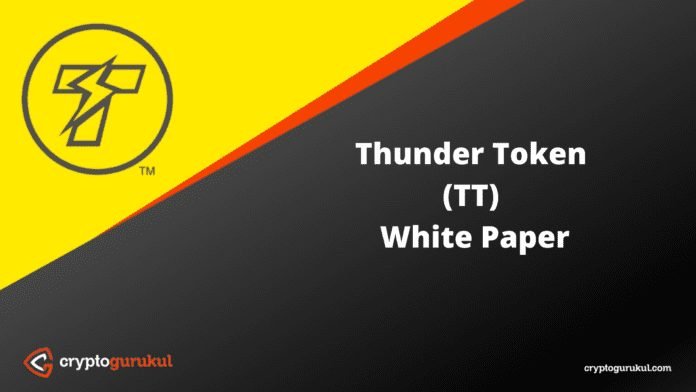 Thunder Token TT White Paper