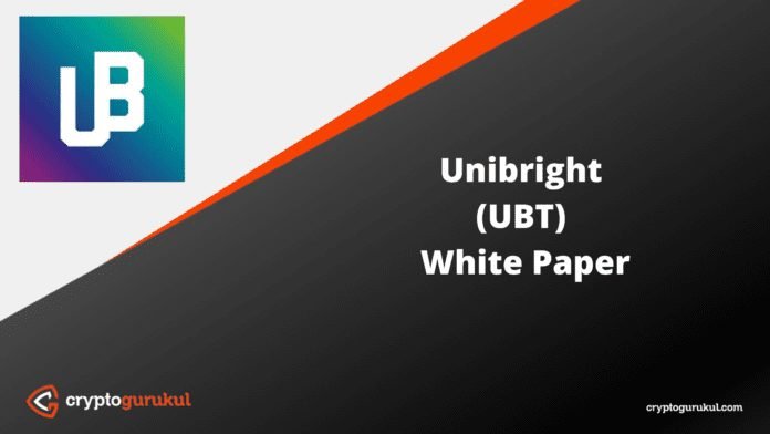 Unibright UBT White Paper