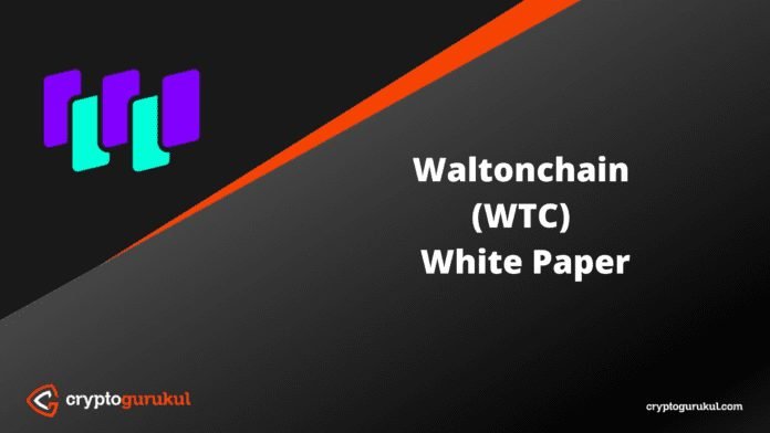 Waltonchain WTC White Paper