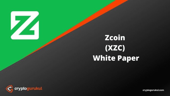 Zcoin XZC White Paper