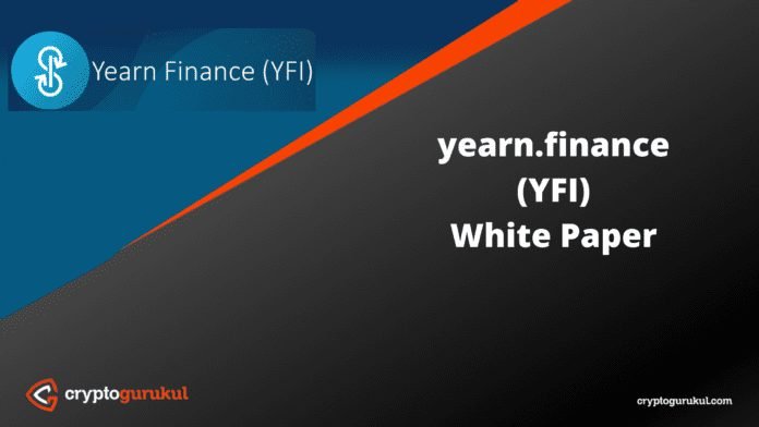 yearn finance YFI White Paper