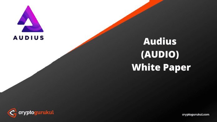 Audius AUDIO White Paper