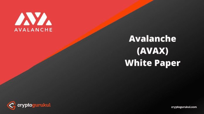 Avalanche AVAX White Paper