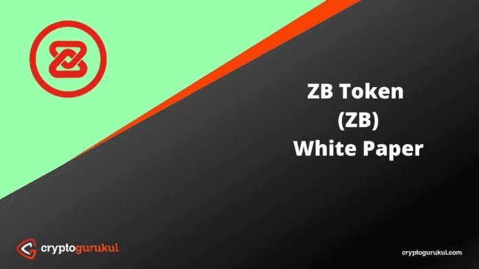 ZB Token ZB White Paper