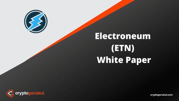 Electroneum ETN White Paper