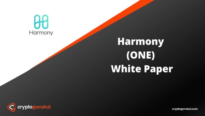 Harmony ONE White Paper