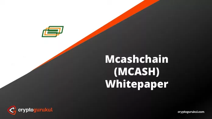 Mcashchain White Paper