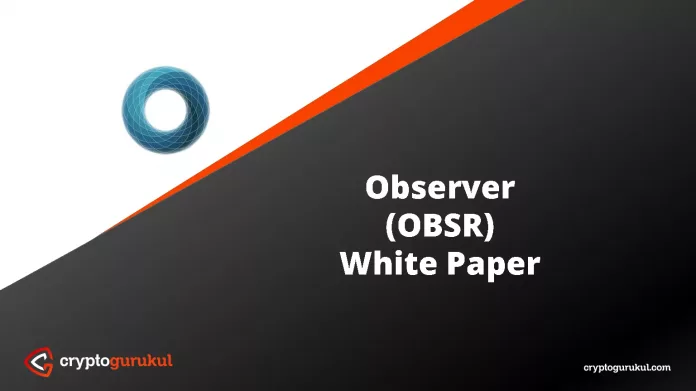 Observer OBSR White Paper